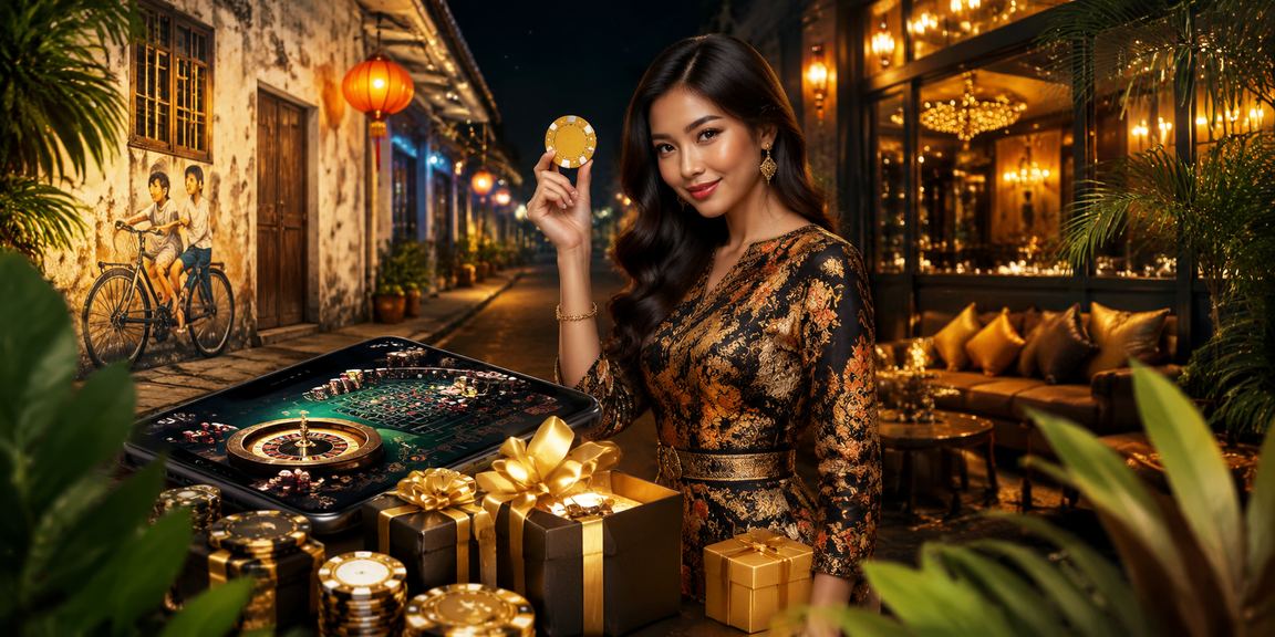 Aplikasi kasino hr2u dengan motif batik Pulau Pinang untuk pengguna Malaysia